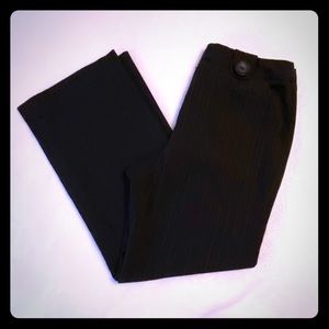 Black Pin Striped Pants